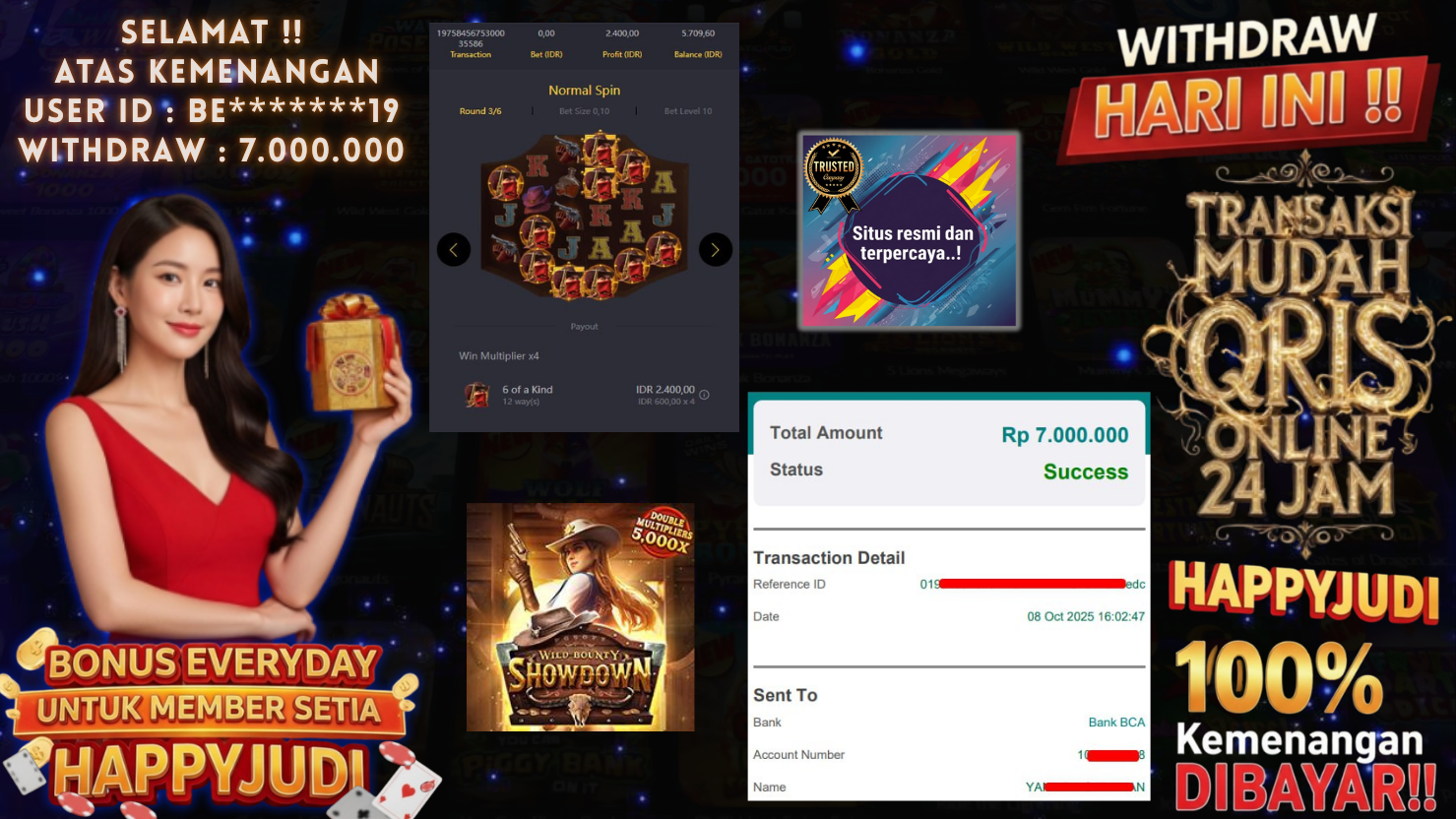 HAPPYJUDI JACKPOT SLOT WILD BOUNTY SHOWDOWN